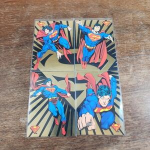 The Return Of Superman ( Skybox 1993 ) Complete Gold Foil Chase Set SP1 - SP4